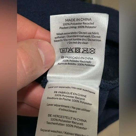 Passenger Men’s Set Off Polar 1/4 Zip Fleece in Mountain Geo Khaki , size M - Picture 13 of 13